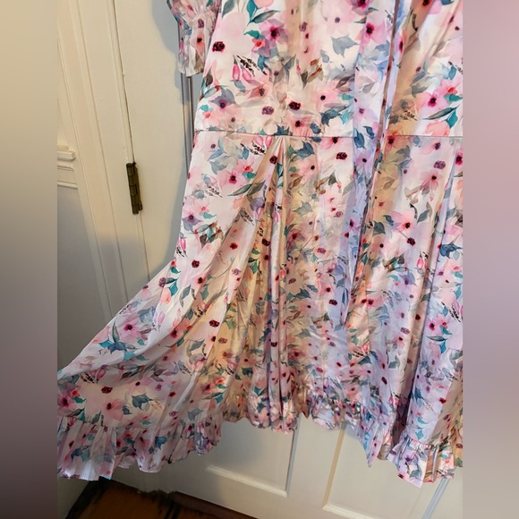 Ivy City Co. Dolly Floral Dress, Size 1X - Pink Flowers Princess Picnic Spring - Picture 7 of 16